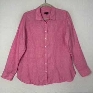 Talbots Pink Button Down Shirt